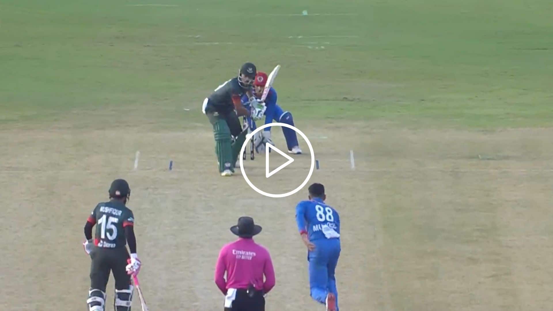 [Watch] Bangladesh's Najmul Shanto Smashes A Century Against Afghanistan in Asia Cup 2023